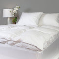 White Cotton Down and Goose Featherbed, Full I744180