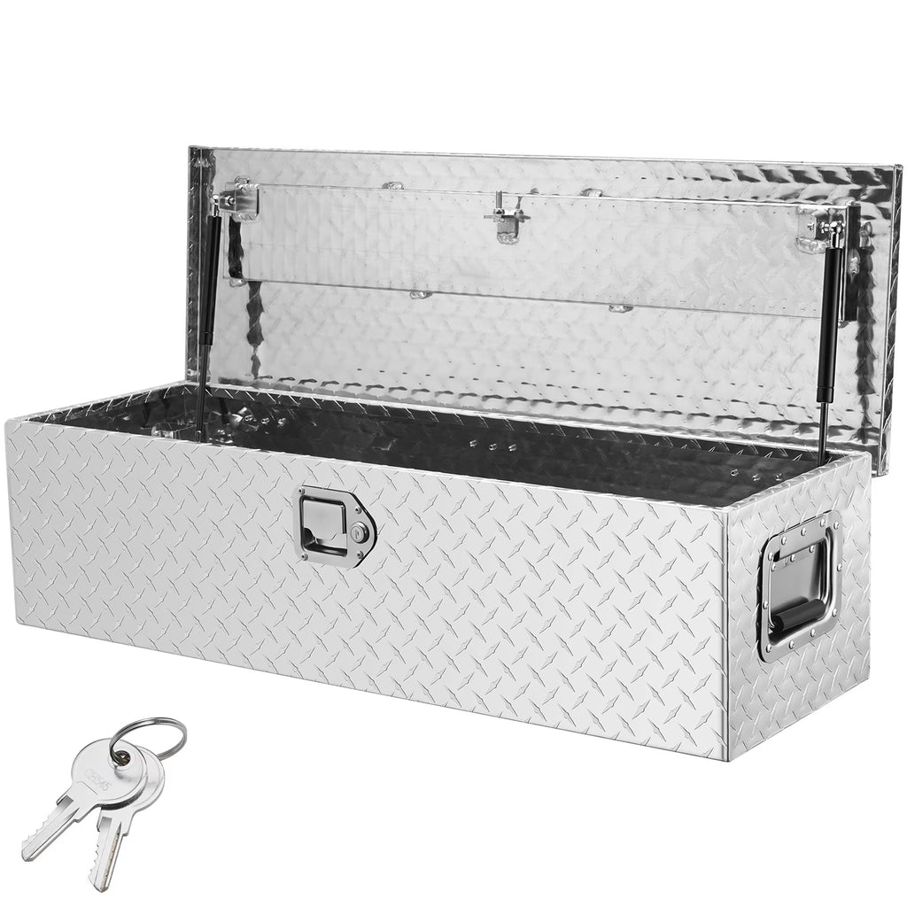 Heavy Duty Aluminum Bar Tread Truck Tool Box S363