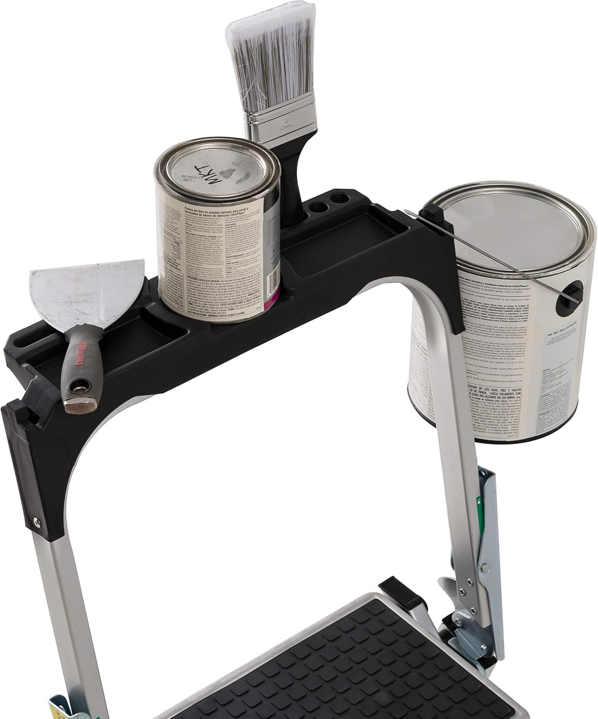 3-Foot Step Stool, 300-Pound Capacity, Silver V583