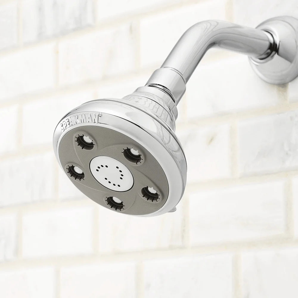 Brushed Nickel Adjustable Shower Head Y27256