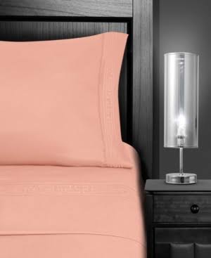 Pink Brushed Microfiber Sheet Set California King Q15863