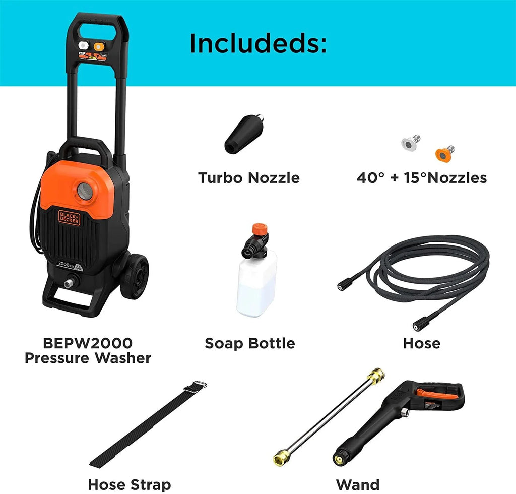 2000 Psi 1.2 Gpm Pressure Washer M2174