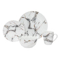 16 Piece Marble Porcelain Dinnerware Set Q98323