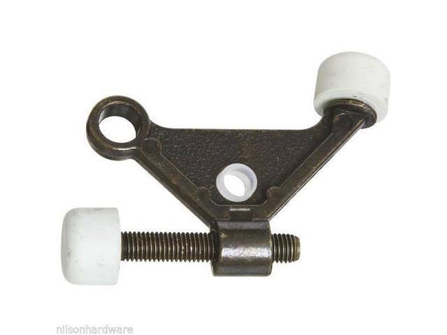 25 Pk Zinc Die-Cast Antique Brass Hinge Pin Door Stop R537466