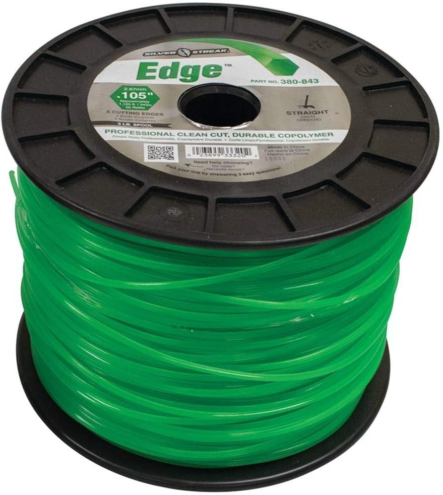 Silver Streak Trimmer Line 1,125-Foot by .105-Inch Pack of 2 J26905