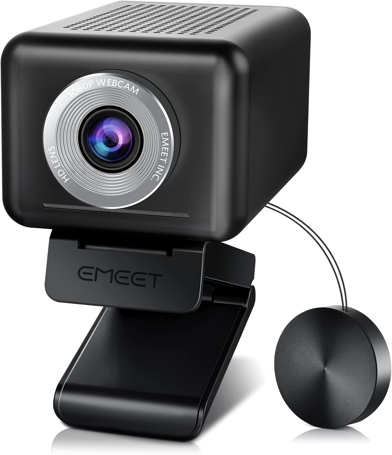 1080P 60FPS Webcam with 4 Mics and 3W Speaker U887