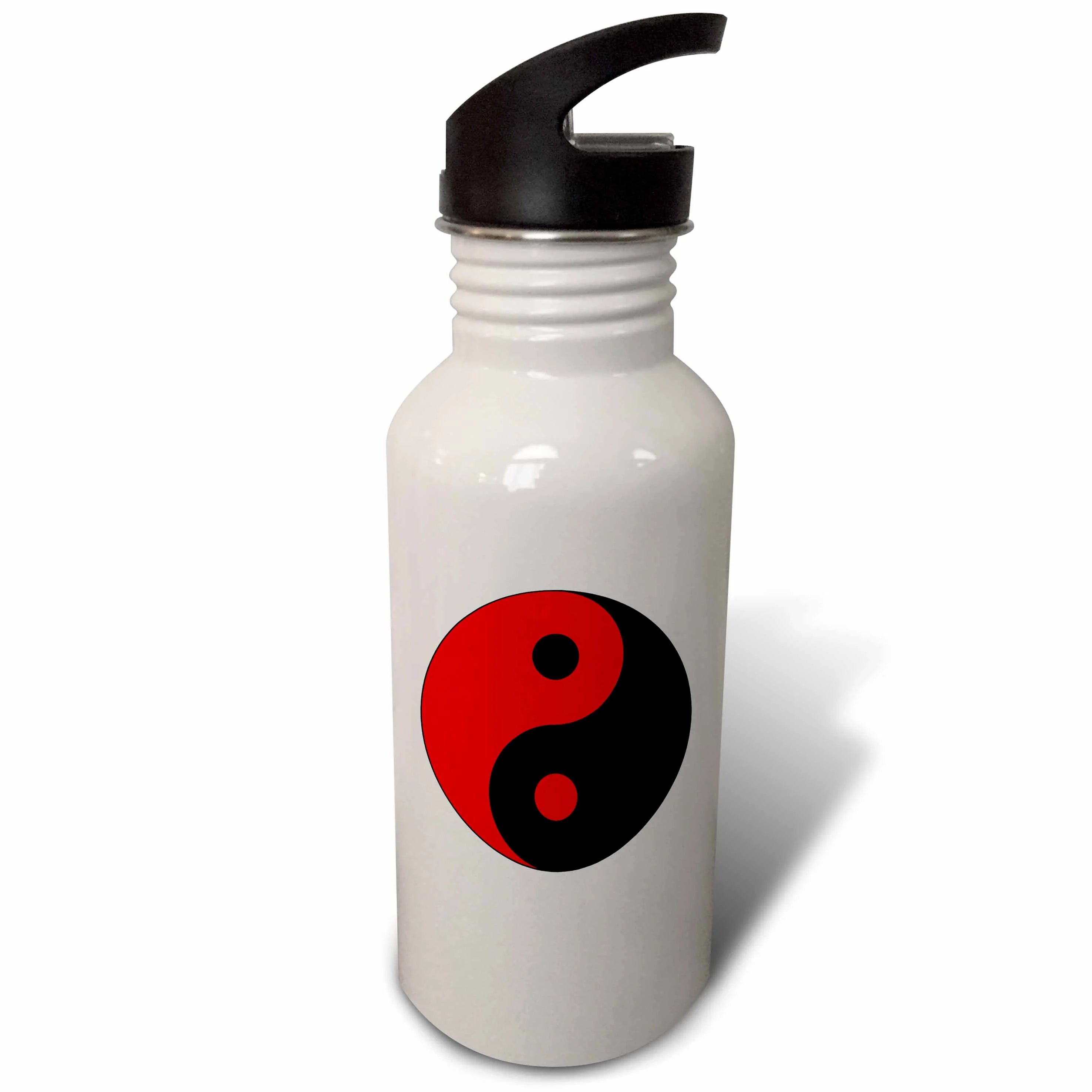 Black n Red 21 oz Sports Water Bottle F9409