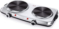 1800W Stainless Steel Electric Double Burner Hot Plate S388334