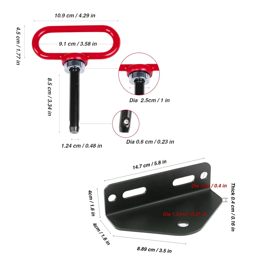 Universal Magnetic Hitch Pin for Mowers and Lawn Tractors P51924