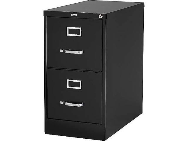 Black 2-Drawer Vertical File Cabinet X271
