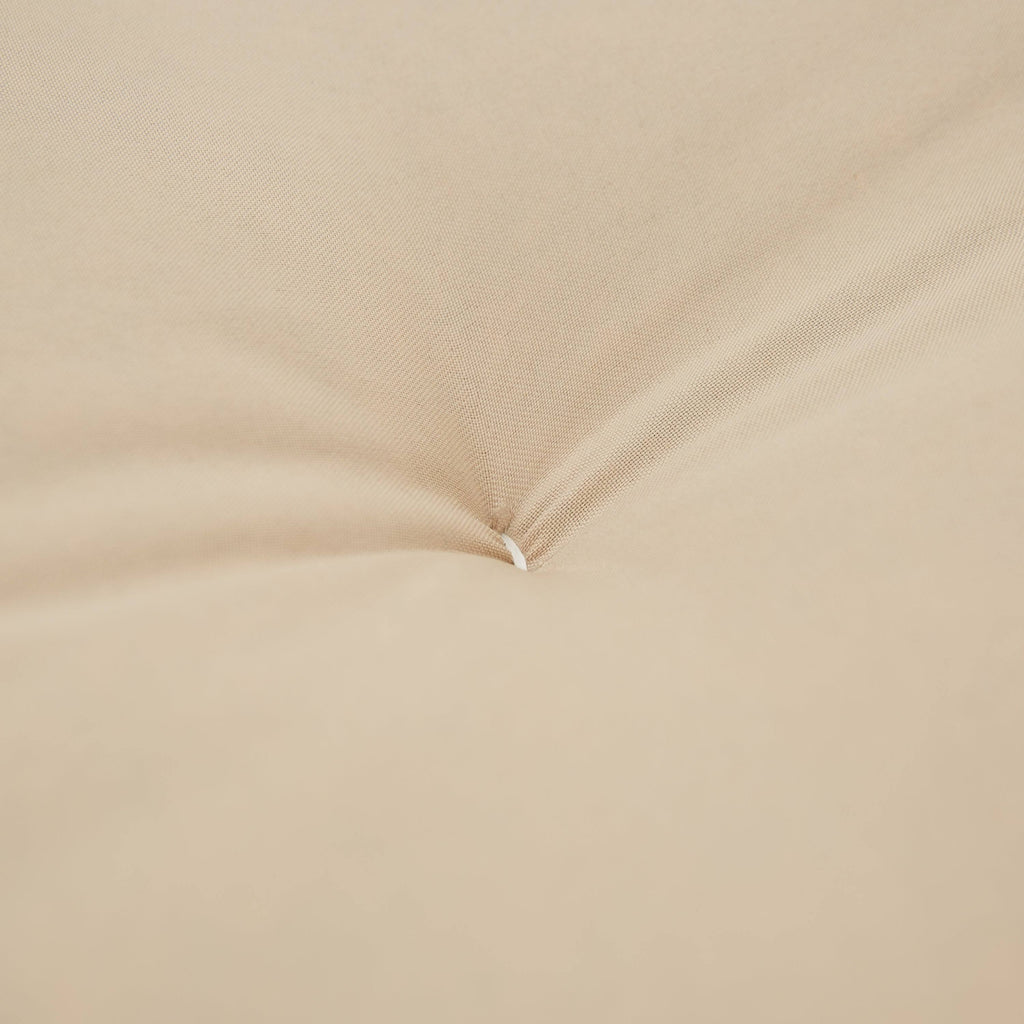 Khaki Suede Gel Memory Foam Futon Mattress Y936