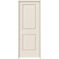 28 in. x 80 in. Primed Right-Hand Solid Core Molded Composite MDF Single Prehung Interior Door X698473