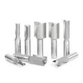 8-Pc Carbide Tipped Straight Plunge Collection, 1/2 inch Shank R957