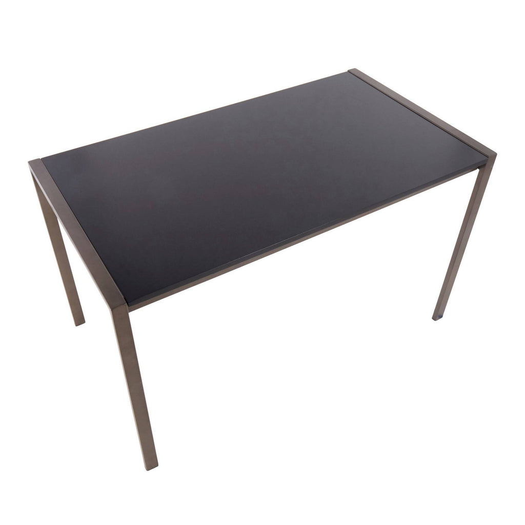 Antique Steel Black Wood Dinette Table P8513