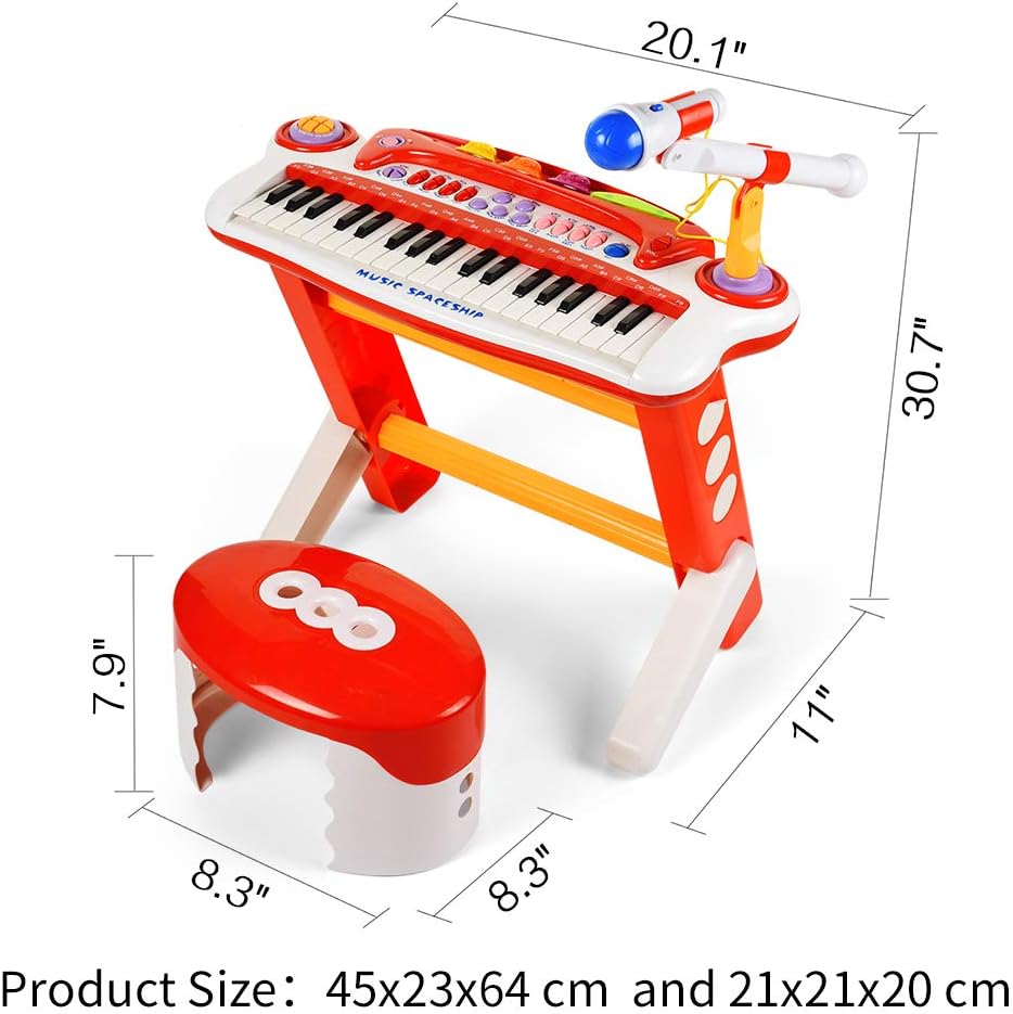 37 Keys Musical Toy Keyboard Piano X95447