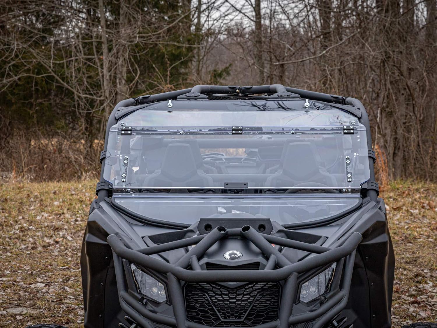 Scratch Resistant Flip Windshield for Can-Am Maverick X3, 1/4 Thick Polycarbonate H66362