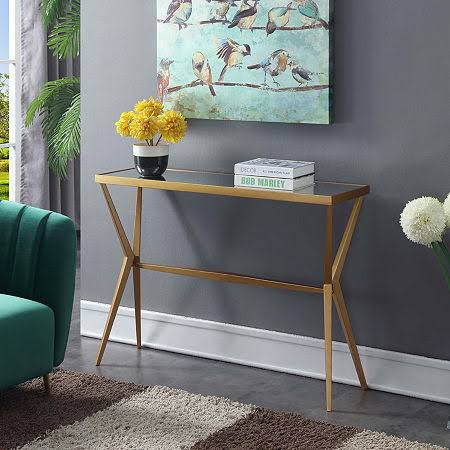 Gold Console Table L9869