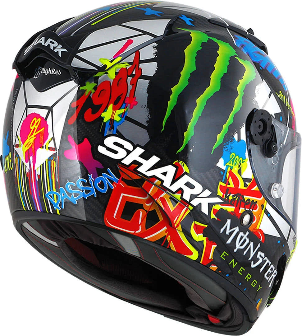 Carbon-chrome-green Helmet F97824