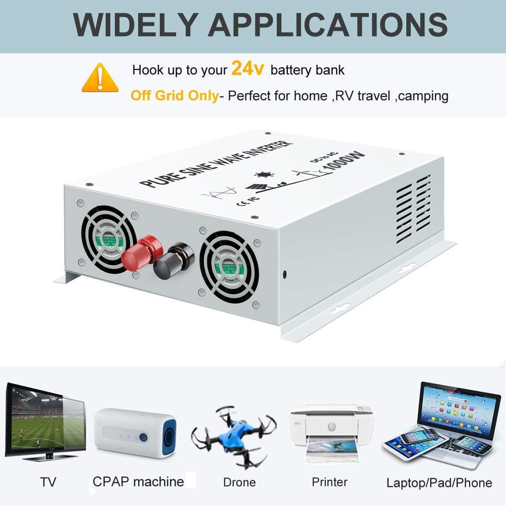 4000W 24V 120V Pure Sine Wave Power Inverter Z645