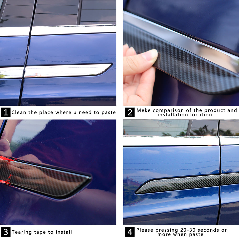 4 PCS/Set ABS Door Handle Cover Trims P937