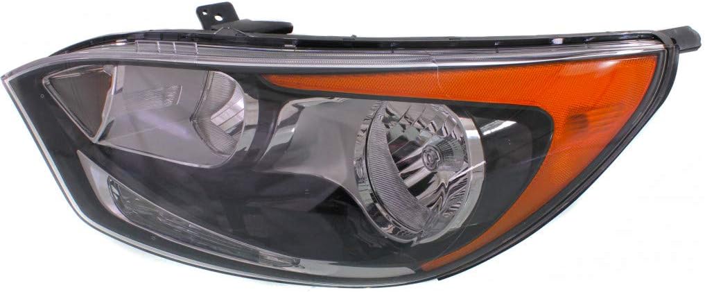 Kia Rio Headlight Assembly 2012-2017 Driver Side Halogen M453