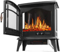 Black Freestanding Electric Fireplace Stove Heater E50054