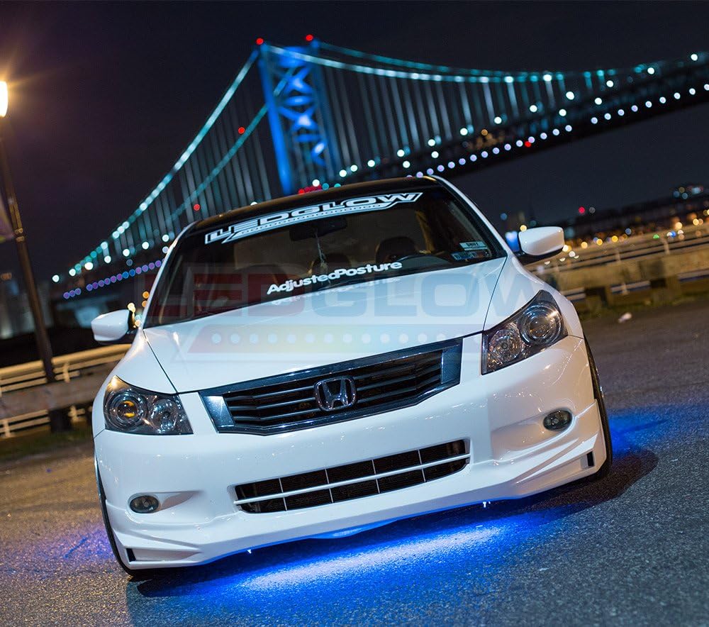 Blue Slimline LED Underbody Lighting Kit for Cars F20393