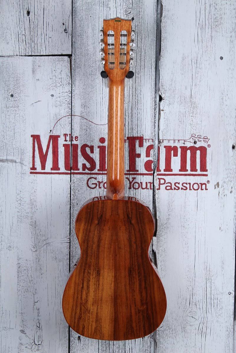 Solid Cedar Acacia 8 String Baritone Ukulele X682328