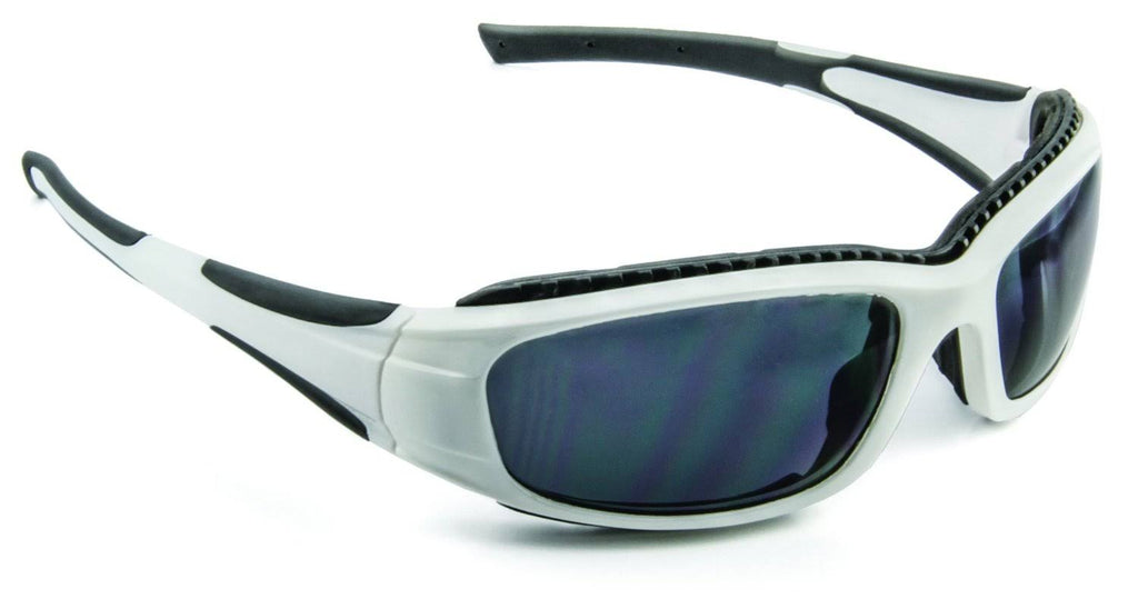 White Frame Gray Anti-Fog Safety Sunwear A57170