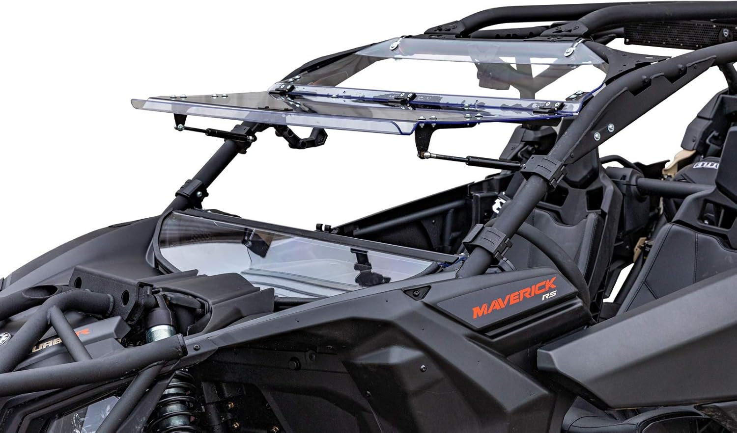 Scratch Resistant Flip Windshield for Can-Am Maverick X3, 1/4 Thick Polycarbonate H66362