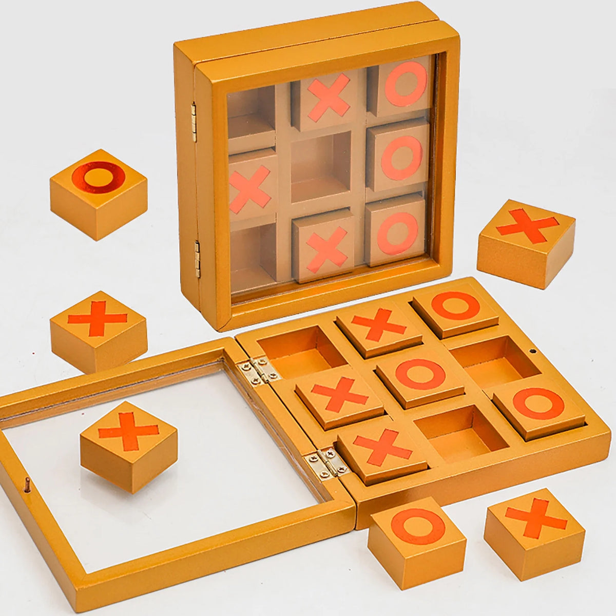 Wooden Tic Tac Toe Coffee Table Decor K493
