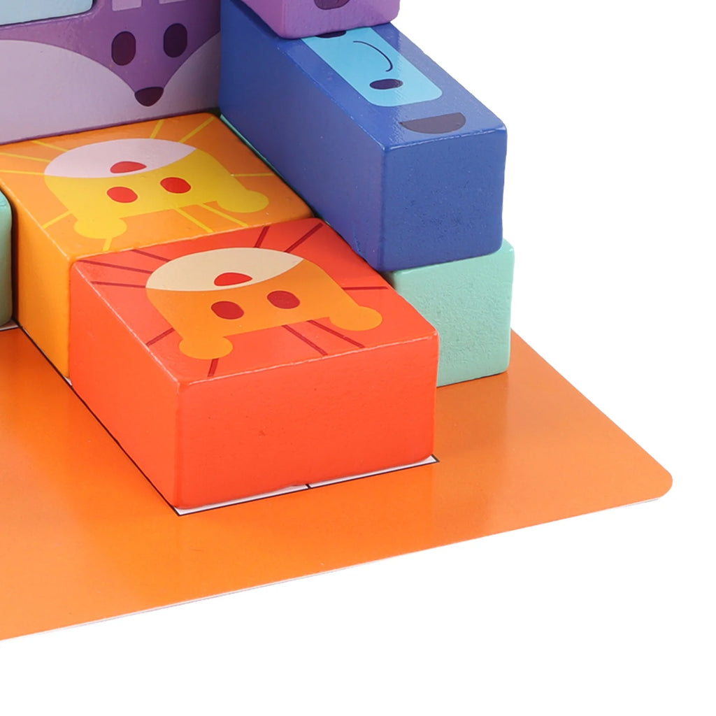 Wooden Building Block Set Educational Toy Z6305
