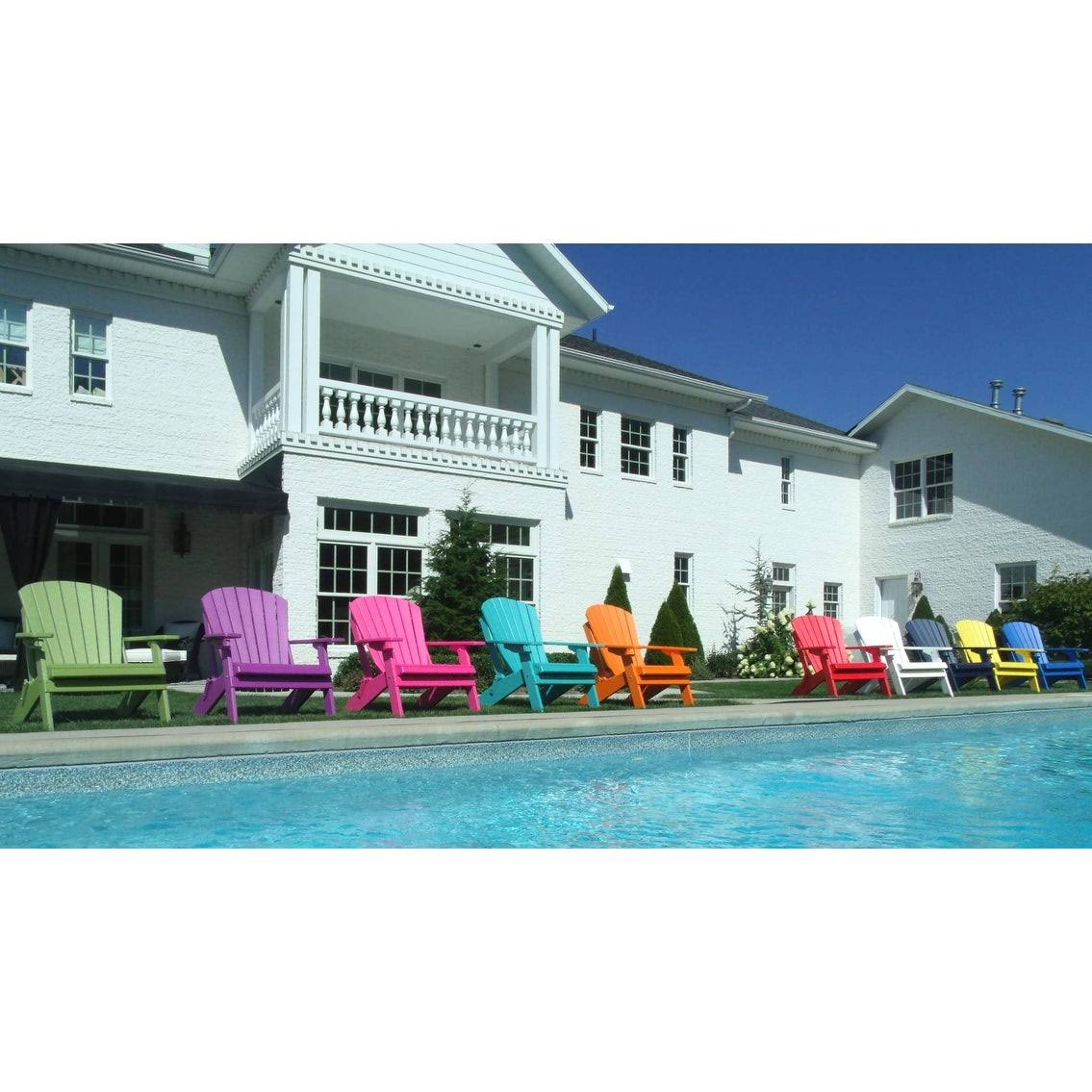Weathered Wood Poly Adirondack Chair B5714