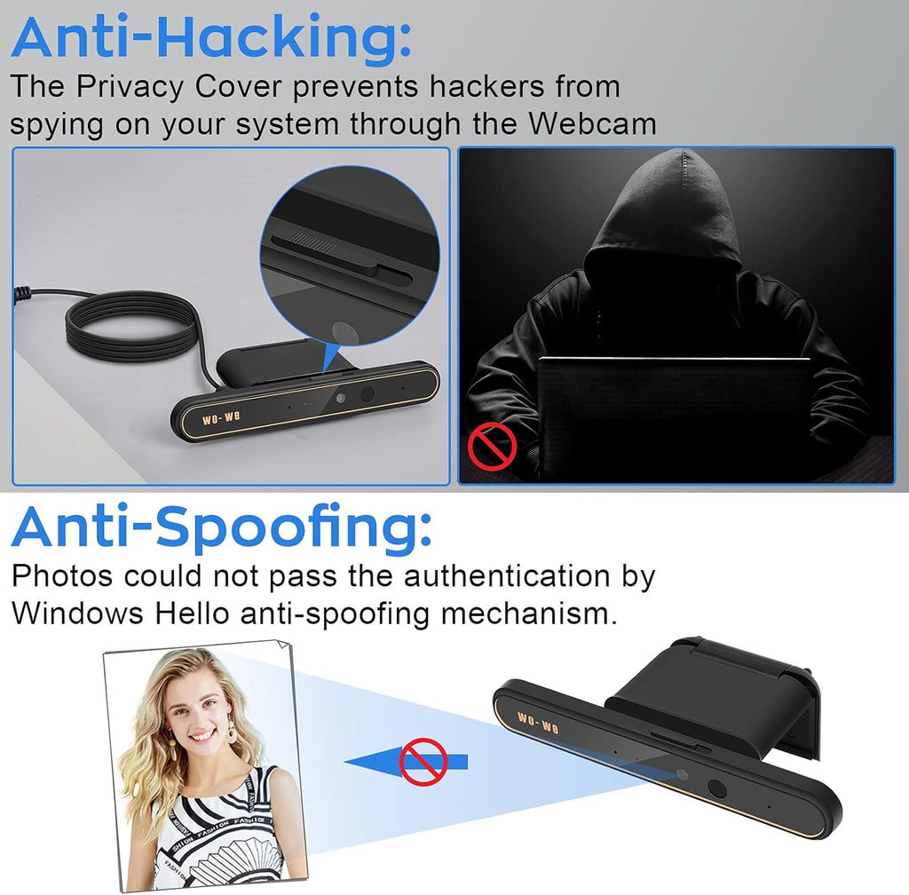 1080P IR Webcam with Dual Microphones, Pack of 2 S13558
