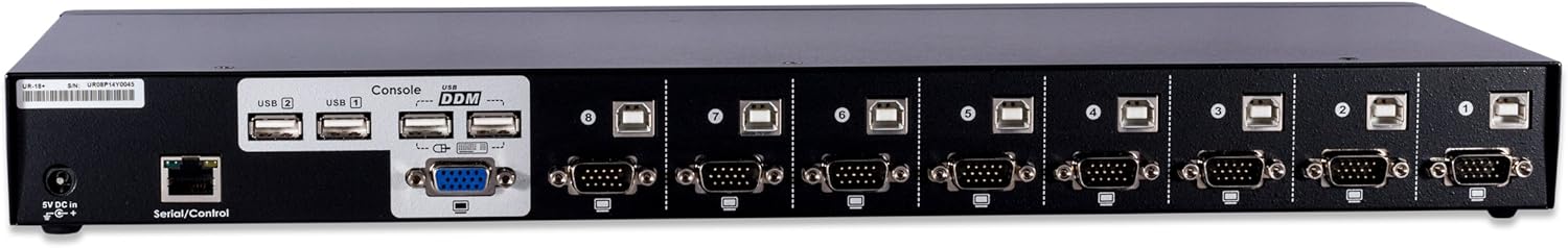 4-port USB KVM Switch with 4 KVM Cables T371602