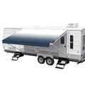 15& Blue Fade Awning Fabric K3578