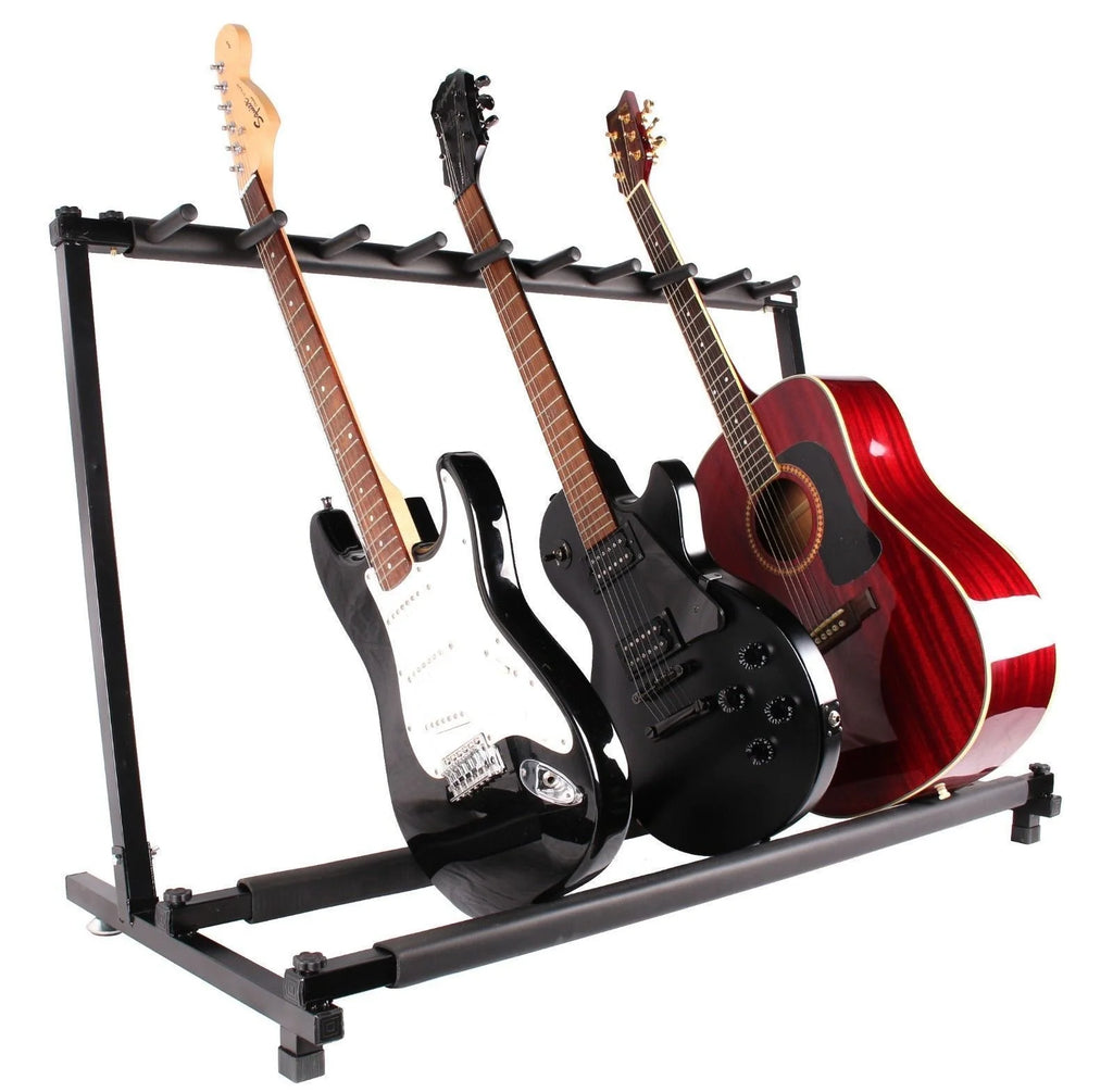 Triple Folding Guitar Bass Holder Rack Stand R242