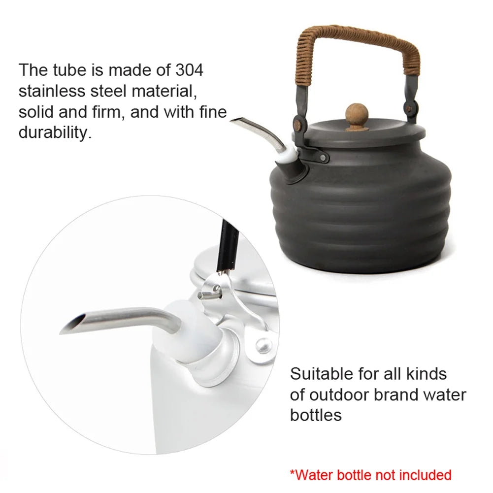 304 Stainless Steel Kettle with Spout Conversion Fitting X43160
