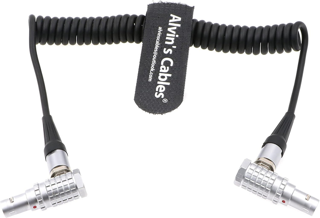 5 Pin Male to 5pin Timecode Coiled Cable Pack of 2 F207289