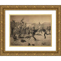 24x19 Gold Ornate Framed Double Matted Art Print E449537