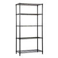 Black Wire Shelving 5-Shelf Unit R9226