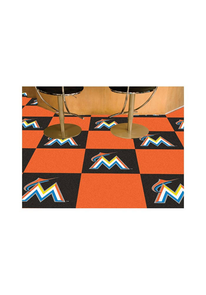 Miami Marlins Carpet Tiles F242368