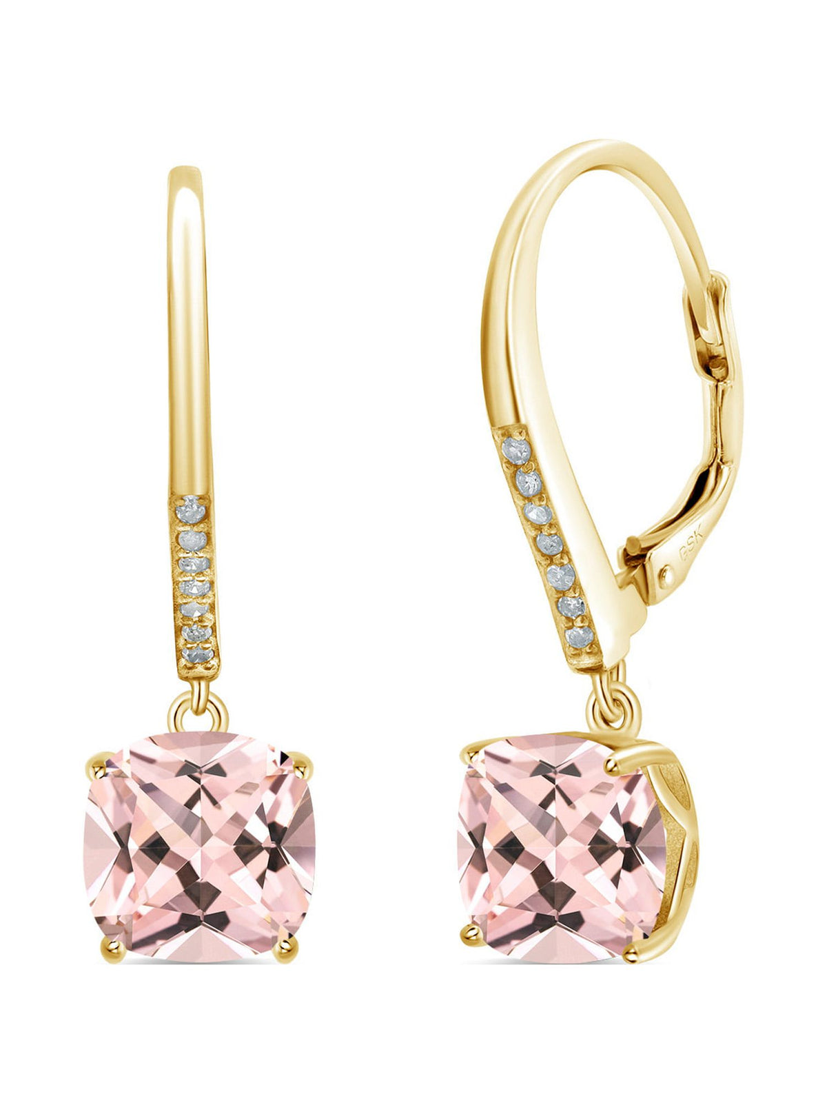 18K Yellow Gold Plated Silver Earrings F460