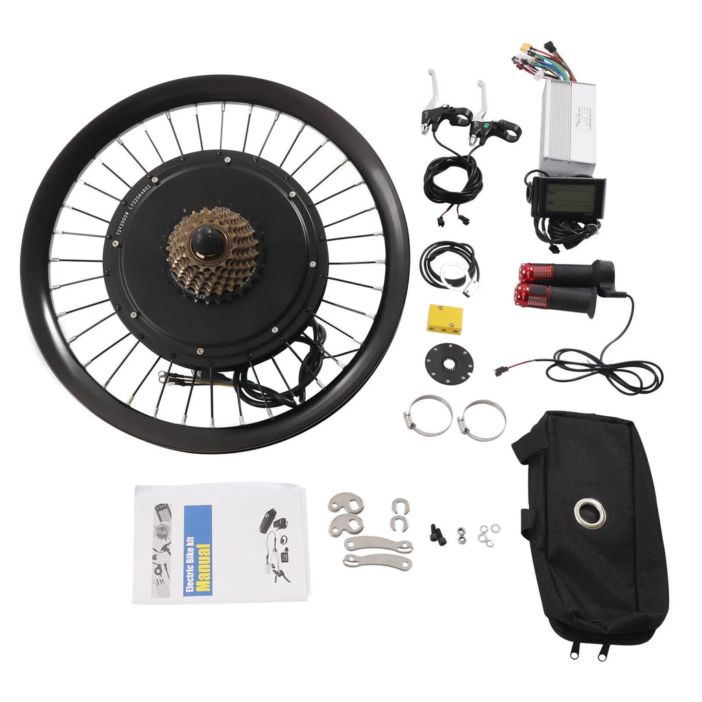 20'' Rear Wheel Electric Bicycle Conversion Kit 72V 2000W Z427