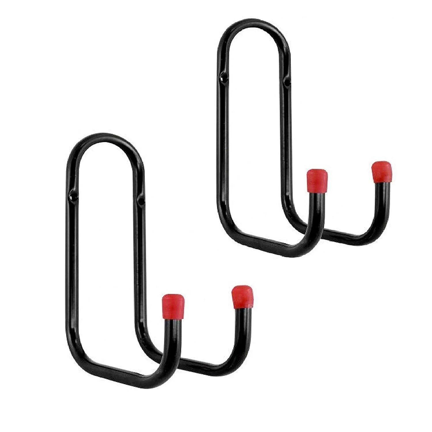 2-Piece Heavy Duty Metal Wall Mount Double J Bicycle Bike Hooks Hanger V903