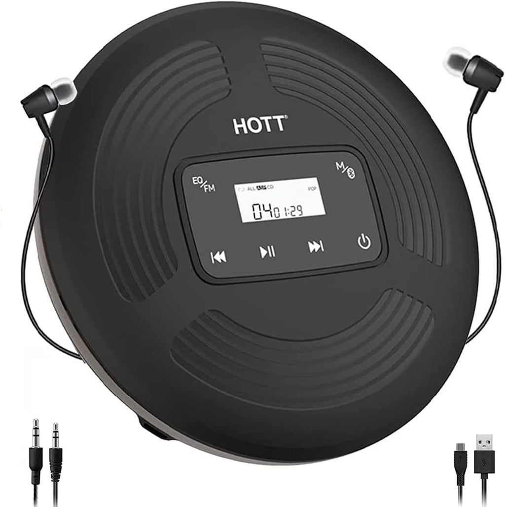 Portable CD Player Bluetooth 5.0 FM Transmitter Pack of 2 K520185