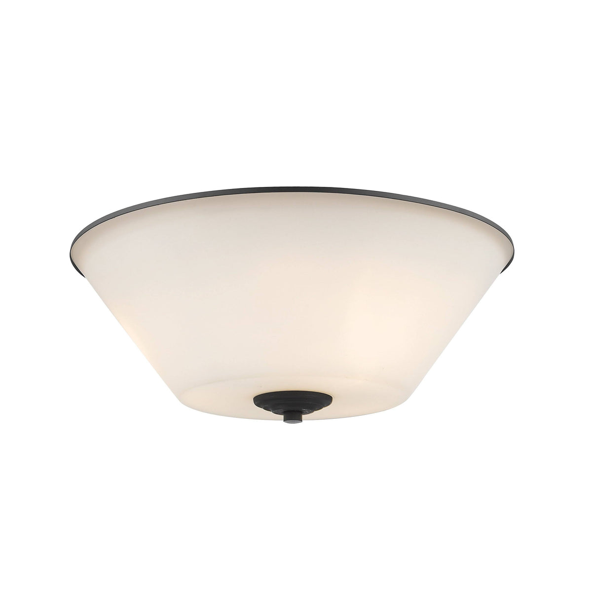 Bronze 3-Light Flush Mount P396