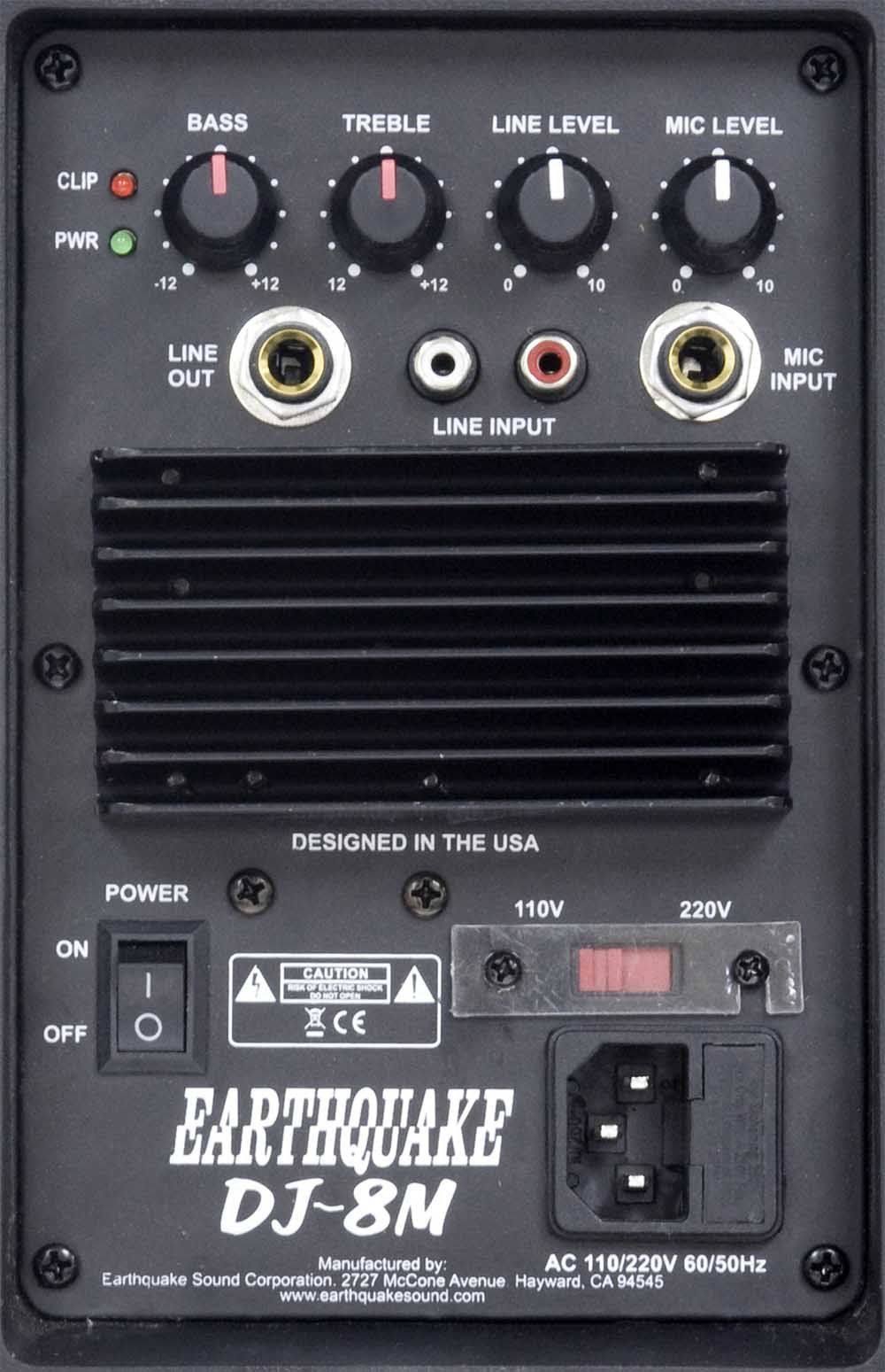 Powered 8-Inch 2-Way Monitor/PA Speaker P46838