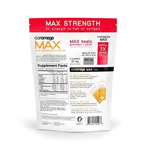 Max Citrus Burst Omega 3 30 CT V3435