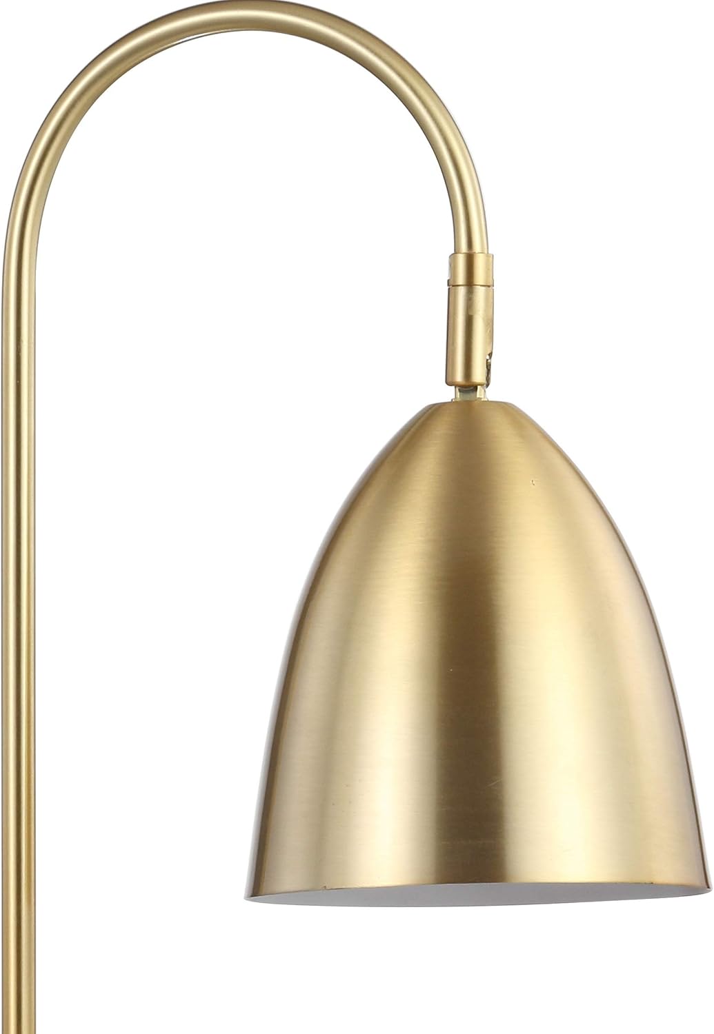 Gold Arched Metal Table Lamp with Marble Base C3951